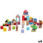 Playset Spidey Amazing Friends 50 Pièces 4 Unités 8 x 9,5 x 1,5 cm