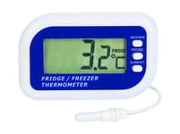 Digital Fridge/Freezer Thermometer - with Internal Sensor & Alarm - LCD display