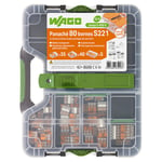 WAGO - Malette de 80 bornes de connexion S222 2, 3, et 5 entrées pour fils souples et rigides