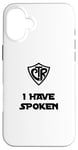 iPhone 16 Plus Choose the Right - I Have Spoken LDS Baptism Sci-Fi Humor Case