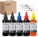 Kit de recharge d'encre 5x100 ml compatible avec HP 61 60 62 63 564 920 901 902 932 933 934 940 950 951 952 94 95 96 Cartouche