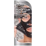 Masques 7Th Heaven  For Men Black Clay Peel-off Mask