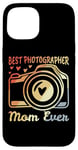 Coque pour iPhone 15 Photographe Mère Photographie Maman Appareil photo Mama