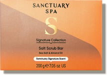 Sanctuary Spa Salt Scrub Bar Exfoliating Vegan Cruelty-Free Body Exfoliator 200g