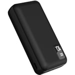 Joeais - Batterie Externe 30000mAh - Chargeur portable à charge rapide 22,5W - Batterie externe usb c Type c - Noir