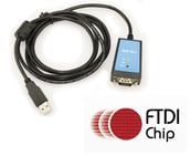 RS232 to USB Converter with EMI Filter - Length 1.8M - FTDI CHIPSET