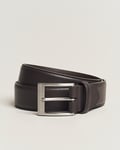 Canali Leather Belt Dark Brown Calf