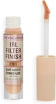 Makeup Revolution, IRL Filter Finish Concealer, Medium to Full Coverage, C10.5,