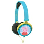 Lexibook Peppa Pig Foldable Stereo Kids Headphones with Volume Limiter - HP015PP