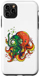 Coque pour iPhone 11 Pro Max Octopus Casque de plongée Kraken Kawaii Tentacule