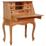 Bureau Secrétaire 78x42x103 Cm Bois D'acajou Massif