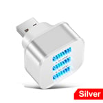 Bil USB Charging Extender 2.0 3-ports Extended USB Splitter Silver