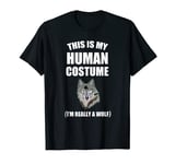 Wolf Costume Big and Bad Wolf Human Costume T-Shirt