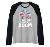 Fireworks Director I’M Just Here For The Boom Raglan Baseball Tee