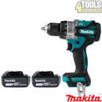 Makita DHP486 18V LXT Brushless 1/2″ Combi Hammer Drill + 2 x 6.0Ah Batteries
