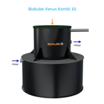 Biokube Venus Kombi 10 - Minireningsverk för 2 hushåll