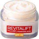 L’Oréal Paris Revitalift Filler Deep Replumping Anti-Ageing SPF50 Cream, 50Ml