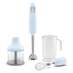 Smeg HBF03PBUK Pastel Blue 3-in-1 Hand Blender + Accessories