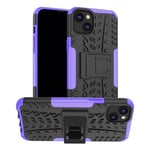 Apple iPhone 14 Plus Heavy Duty Case Purple