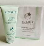 Liz Earle Cleanse & Polish Hot Cloth Cleanser 200ml & Face Cotton Cloth Gift Set