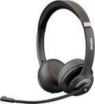 - Mc 501-Casque Bluetooth Sans Fil Via Dongle Usb-Casque Avec Micro Flexible-Casque Sans Fil Bluetooth,Longue Autonomie,Idéal Pour Le Travail-Pc/Tablettes/Smartphone