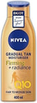 Nivea Q10 Firming + Radiance Gradual Tan (400 ml), Tan Activating Firming Cream