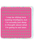 Funny Greetings Card Relatable 'What to Eat' Joke Humour Witty Quality Embossed