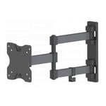 Manhattan TV & Monitor Mount Wall Full Motion 1 screen Screen Sizes: 13-27inc...