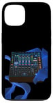 Coque pour iPhone 13 Disc Jockey Space Age Console de mixage audio Mix DJ