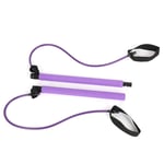 EWAT Kit de barre de pilates portable avec bande de résistance pour entraînement de yoga, pilates, barre d'exercice avec boucle de pied pour la maison