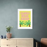 East End Prints Sunny Days Ahead Framed Print