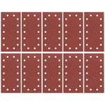 Bosch Accessories Feuille Abrasif pour Ponceuses Vibrantes, 14 Trous, 60 Grain, 115mm x 230mm, Lot de 10