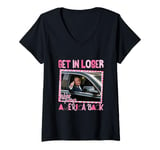 Womens Trump Get In Loser We're Taking America Back V-Neck T-Shirt