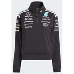 adidas Mercedes - Amg Petronas Formula One Team 1/4-zip Sweatshirt, storlek X-Large