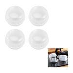 Groofoo Cache-Boutons de Cuisinière à Gaz, 4 Pcs Bouton de Sécurité Four, Couverture De Bouton Transparent, Protections Du Bouton Poêle, Protecteur