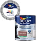 Ma Couleur Sur-Mesure par Dulux Valentine – Peinture Intérieure Murs, Plafonds, Boiseries - Palette expressive, Cuisine & Bain Satin, Cachou Intense, 0,75 L