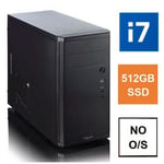 AlphabetaPC Intel i7-12700 8GB Ram 512GB SSD UHD730 Graphics PC System - No O/S