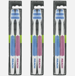 3x Listerine Toothbrush Reach Duo Twin Pack - Firm (6 brushes total)