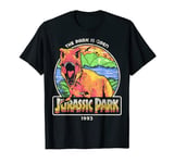 Jurassic Park 1993 The Park Is Open Jurassic Park Logo T-Shirt