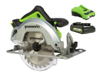 Greenworks 24V Circular Saw 185mm Brushless 2.0Ah Kit in Tools & Hardware > Power Tools > Saws > Circular Saws