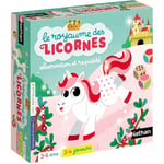 Nathan - Le Royaume des Licornes - Jeux de société Famille et Enfants - Sois Le Plus Rapide à retrouver la Licorne - De 3 à 6 Ans - 2 à 4 Joueurs