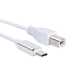 YACSEJAO USB C to USB B Midi Cable, Type C to USB B Printer Cable for Laptop to