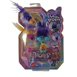 ​DreamWorks Trolls Band Together Hair Pops Branch Small Doll with Spare...