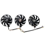 Ventilateur de remplacement de carte de fouille pour Asus GeForce RTX2060S,2070,2070S,2080,2080S,2080ti,GTX1660ti,ROG STRIX,T129215SU, - Type set of three fans