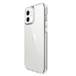 QDOS Hybrid Clear Cover - Protective Case for iPhone 12 Mini, Shock-absortion & Screen Protector, TPU Reinforced & Raised Edges