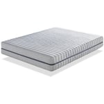 Matelas Ressorts Ensaches 160X200 spring sensation, Epaisseur 25 cm, Adaptable, 7 zones de confort. Dehoussable