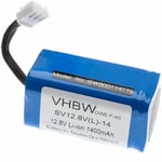 vhbw Batterie remplacement pour Philips CP0111/01, 4IFR19/66, Severin Chill 4404048 pour robot électroménager (1400mAh, 12,8V, Li-ion)