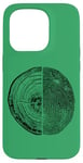 Coque pour iPhone 15 Pro Anneaux d'arbre et empreintes de doigts