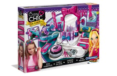 Clementoni-15241-Crazy Chic Hairstyle Lab, Girls Cosmetics, Various Star Hairsty