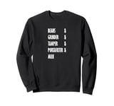 Barista Coffee Espresso Cappuccino Coffee Machine Sweatshirt